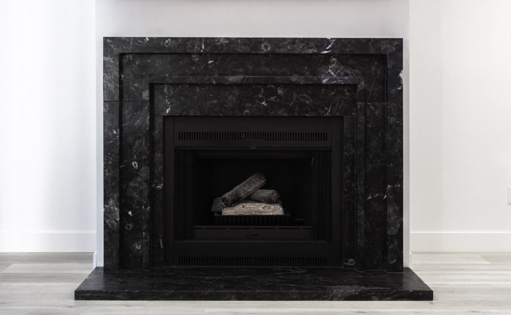Black marble frame