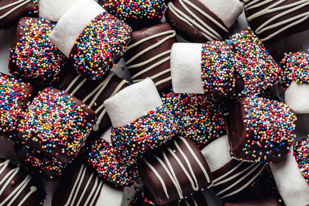 Chocolate Dipped Marshmallow Pick