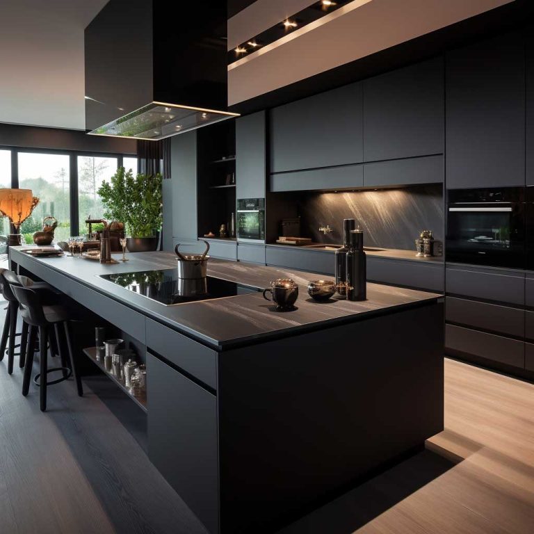 18 Beautiful Black Kitchens Ideas with Black Kitchen Cabinets