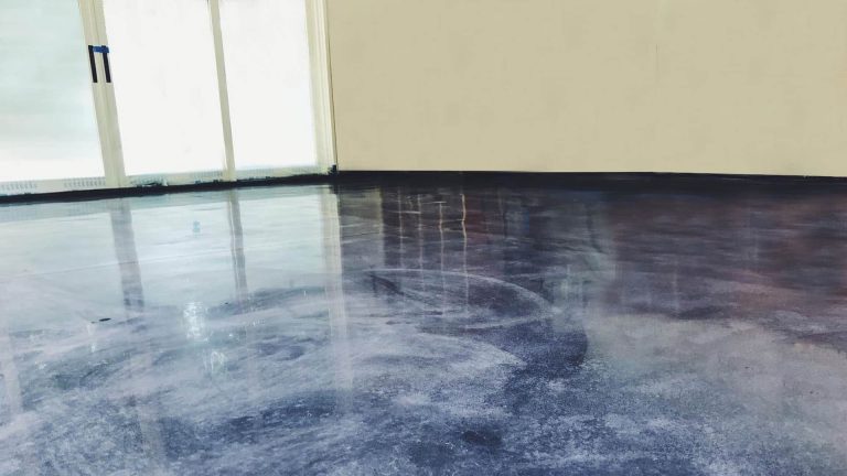 How to Acid Stain A Simple Stained Concrete Floors