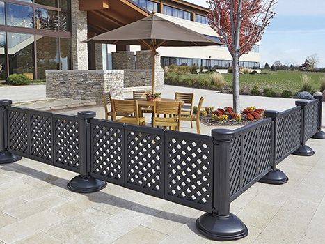 Outdoor Dining Area Fences