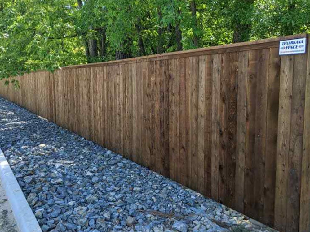 Pallet Stamped Wood Fence