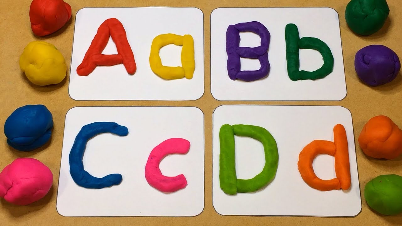 Playdough Letters