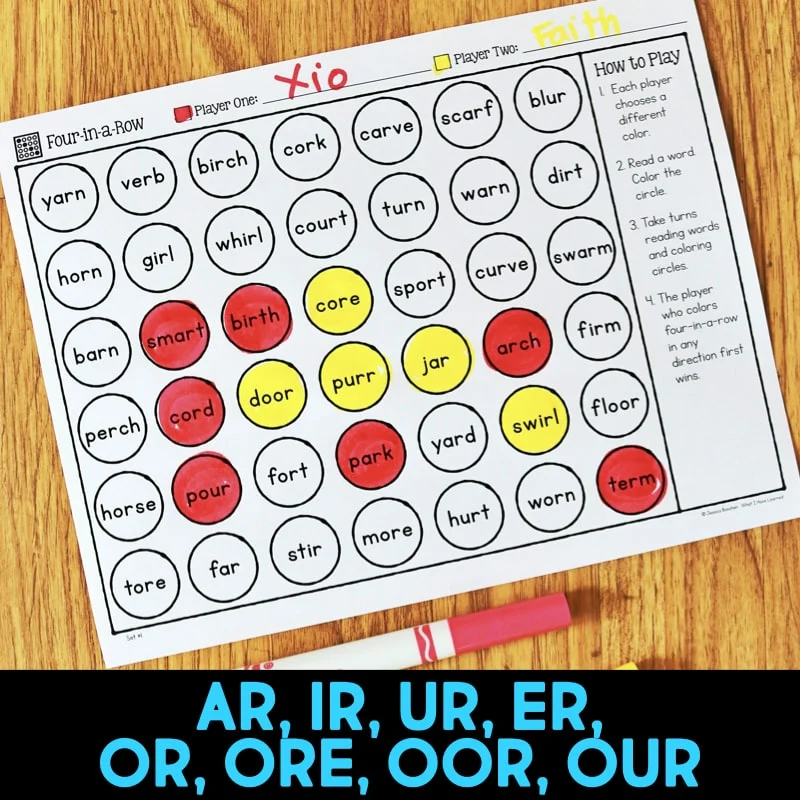 12 Fun Classroom Activities for R-Controlled Words.