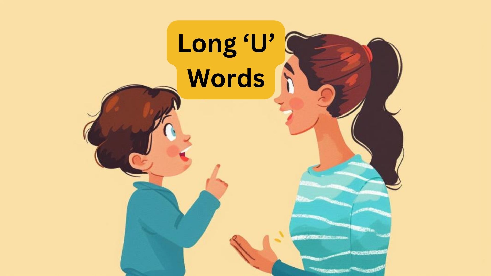 Are you struggling to pronounce long U words correctly? Many English learners find words like "tune," "cube," and "flute" challenging. But what if mastering these words could dramatically improve your overall English pronunciation and help you speak more clearly and confidently? In this blog post, we'll explore the different sounds and spelling patterns of long U words. You'll learn practical tips and exercises to perfect your pronunciation of these challenging words. Get ready to take your English speaking skills to the next level! Keep reading to discover the secrets to mastering long U words and enhancing your English pronunciation. With our expert guidance, you'll speak like a native in no time. What is the Long U Sound? LEARN TO READ LONG SOUND / U / with SENTENCES / PHONICS / ALPHABETS / BEGINNERS / The long U sound in English can be pronounced in two distinct ways: /yoo/ and /oo/. Understanding these pronunciation differences is key to mastering long U words and improving your overall English speaking skills. Examples of Long U Sounds 1. /yoo/ Pronunciation Examples Unicorn: "The magical unicorn danced in the meadow." Music: "Listening to music helps me relax." Cute: "The kitten is so cute and playful." 2. /oo/ Pronunciation Examples Moon: "The moon shone brightly in the night sky." Glue: "I need some glue to fix this broken vase." Soup: "A warm bowl of soup is perfect on a chilly day." Tips for Long U Pronunciations Mastering the pronunciations of /yoo/ and /oo/ is essential for clear and effective communication in English. Tips for Pronouncing /yoo/ 1. Start with a 'y' Sound Explanation: To pronounce /yoo/, combine a consonantal 'y' sound followed by an 'oo' sound. Example: The word "you" in "unicorn" (/ˈyo͞onəˌkôrn/) demonstrates this combination. Practice: Repeat words starting with "you," like "youth," "use," and "uniform," to reinforce the /yoo/ pronunciation. 2. Open Syllables Explanation: When the letter 'u' appears in an open syllable (ending with a vowel), it usually sounds like /yoo/. Examples: Words like unit (/ˈyo͞onit/) and music (/ˈmyo͞ozik/) showcase this pattern. Practice: Identify and pronounce more open syllable words such as "utility," "unique," and "unicorn" to solidify your understanding. 3. Silent 'e' Pattern Explanation: When 'u' is followed by a consonant and a silent 'e', pronounce it as /yoo/. Examples: Cube (/kyo͞ob/) and mute (/myo͞ot/) are prime examples of this pattern. Practice: Focus on words with the silent 'e' pattern, like "fuse," "mule," and "huge," to master this pronunciation rule. Tips for Pronouncing /oo/ 1. Rounded Lips Explanation: To pronounce /oo/, shape your lips into a rounded position, as if saying "too." Examples: Moon (/mo͞on/) and food (/fo͞od/) require this rounded lip shape for accurate pronunciation. Practice: Emphasize the rounded lip shape while pronouncing words like "school," "soon," and "boot" to master the /oo/ sound. 2. Silent 'e' Pattern Explanation: The 'u-e' spelling can also produce the /oo/ sound, similar to the /yoo/ pronunciation. Examples: Flute (/flo͞ot/) and tube (/tyo͞ob/) demonstrate this pattern. Practice: List and practice words like "rude," "rule," and "tune" to reinforce the /oo/ pronunciation with the silent 'e.' Practice Strategies for Pronouncing Long U Sounds Consistent practice is essential for mastering the pronunciation of long U sounds. 1. Using Color-Coded Letters Explanation: Differentiating spelling patterns using colors can visually reinforce your learning and help you quickly identify and remember the various patterns associated with long U sounds. Implementation: Assign specific colors to each spelling pattern to create a visual association. Example: Use blue for 'ue' words like "glue" and green for 'ew' words like "stew." Practice: Create word lists or flashcards using the color-coded letters and practice regularly to strengthen your visual memory and recognition of these patterns. Benefits: Color-coding helps quickly identify and remember different spelling patterns, making it easier to associate the correct pronunciation with each word. 2. Breaking Down Words Explanation: Sound blending involves dividing words into individual sounds (phonemes) and then blending them together to form the complete word. This technique helps you focus on each sound and better understand how they combine to create the long U pronunciation. Implementation: Practice breaking down long U words into their sounds and then blending them. Example: For the word "music," break it down into "m-u-s-i-c" and then blend the sounds to form "music." Practice: Use this technique with various long U words to reinforce their pronunciation and develop your phonemic awareness. Benefits: Sound blending enhances your phonemic awareness and helps you understand the structure of words, making it easier to pronounce them accurately. 3. Using Magnetic Letters or Air Tracing Explanation: Engaging in physical activities that involve forming or tracing letters can help reinforce your learning and make it more interactive and enjoyable. Implementation: Use magnetic letters to form long U words or trace the letters in the air while pronouncing them. Example: Form the word "cube" with magnetic letters or trace it in the air as you say it. Practice: Incorporate these kinesthetic activities into your daily learning sessions to provide hands-on practice and engage your sense of touch and movement. Benefits: Kinesthetic activities engage learners who learn best through movement and touch, making learning more interactive and fun. 4. Listening to Recordings Explanation: Listening to and mimicking correct pronunciations can improve your pronunciation of long U sounds. Implementation: Use online dictionaries with audio examples, such as Merriam-Webster, to listen to and repeat long U words. Example: Look up words like "music" and "moon" in the dictionary and practice saying them along with the recordings. Practice: Set aside dedicated time each day to listen to and practice pronouncing long U words, focusing on mimicking the correct sounds. Benefits: Listening exercises help you develop an ear for correct pronunciation and familiarize yourself with the subtle nuances of long U sounds. 5. Using Apps for Guided Practice Explanation: Educational apps offer interactive pronunciation exercises that can guide you through structured practice sessions and provide immediate feedback on your performance. Implementation: Use apps like "Sounds: The Pronunciation App" for guided practice sessions focused on long U sounds. Example: Follow the app's exercises to practice pronouncing long U words and receive feedback on your accuracy. Practice: Regularly use these apps as part of your study routine to reinforce your learning and track your progress over time. Benefits: Interactive tools provide structured and varied practice opportunities, allowing you to focus on specific aspects of long U pronunciation and receive immediate feedback. Common Mistakes and How to Avoid Them Recognizing and addressing common mistakes in pronouncing long U sounds is crucial for accurate communication. This section will highlight typical errors and provide strategies for avoiding them, enhancing your English speaking skills. Mispronouncing Open Syllables 1. Understanding the Rule In open syllables (ending with a vowel), the 'u' usually produces the /yoo/ sound. Correctly pronouncing open syllables is essential for clear speech and comprehension. 2. Examples Unit: Pronounced as /ˈyo͞onit/. Music: Pronounced as /ˈmyo͞ozik/. Confusing U and U-E Patterns 1. Understanding the Difference U Pattern: Produces a short 'u' sound as in "cub." U-E Pattern: Produces the /yoo/ sound due to the silent 'e,' as in "cube." 2. Examples Cub: Pronounced as /kʌb/. Cube: Pronounced as /kyo͞ob/. Mixing up EW and UE 1. Understanding the Confusion EW Pattern: Can produce both /yoo/ and /oo/ sounds. UE Pattern: Often produces the /oo/ sound but can also produce /yoo/. 2. Examples EW: Curfew (/ˈkərfyo͞o/), stew (/styo͞o/). UE: Argue (/ˈärɡyo͞o/), glue (/ɡlo͞o/). Overgeneralizing OO Spelling 1. Understanding the Rule Overusing 'oo' spelling for the /oo/ sound in inappropriate contexts. 2. Examples Incorrect: Floo (correct: flu). Correct: Moon, pool. Exceptions and Rule Breakers 1. Understanding Exceptions Some words do not follow the standard pronunciation rules for long U sounds. 2. Examples Busy: Pronounced as /ˈbɪzi/. Bury: Pronounced as /ˈberi/. Conclusion Mastering long U pronunciations is essential for clear communication and confidence in speaking English. By understanding the distinct /yoo/ and /oo/ sounds, recognizing common spelling patterns, and practicing through engaging exercises, you can significantly improve your pronunciation skills. While challenges may arise, such as mispronouncing open syllables or confusing similar spelling patterns, consistent practice, and effective strategies will help you overcome these obstacles. So, what's your next step? Start practicing today and unlock the full potential of your English pronunciation skills. Remember, with dedication and the right tools, you'll soon communicate clearly and confidently. Frequently Asked Questions How Do You Teach the Long U Sound? Teach the two long U sounds (/yoo/ and /oo/) using spelling patterns and examples, as well as practice exercises focusing on word recognition and pronunciation. What is the U Sound Rule? The long U sound is often pronounced as /yoo/ in open syllables or as /oo/ in various spelling patterns such as 'ue', 'ew', and 'oo'. How to Pronounce U Phonics? The letter 'u' can be pronounced as a long U (/yoo/ or /oo/) or a short U (/ŭ/) sound, depending on the word and spelling pattern. What is the Long U in Phonetic Transcription? Enhancing Pronunciation with Long U Words Mastery