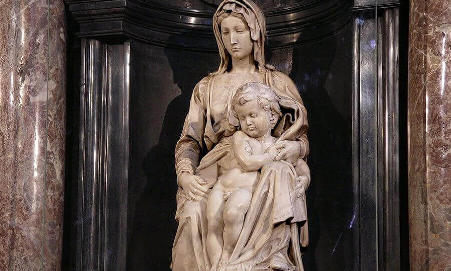 Madonna and Child by Michelangelo, 1504