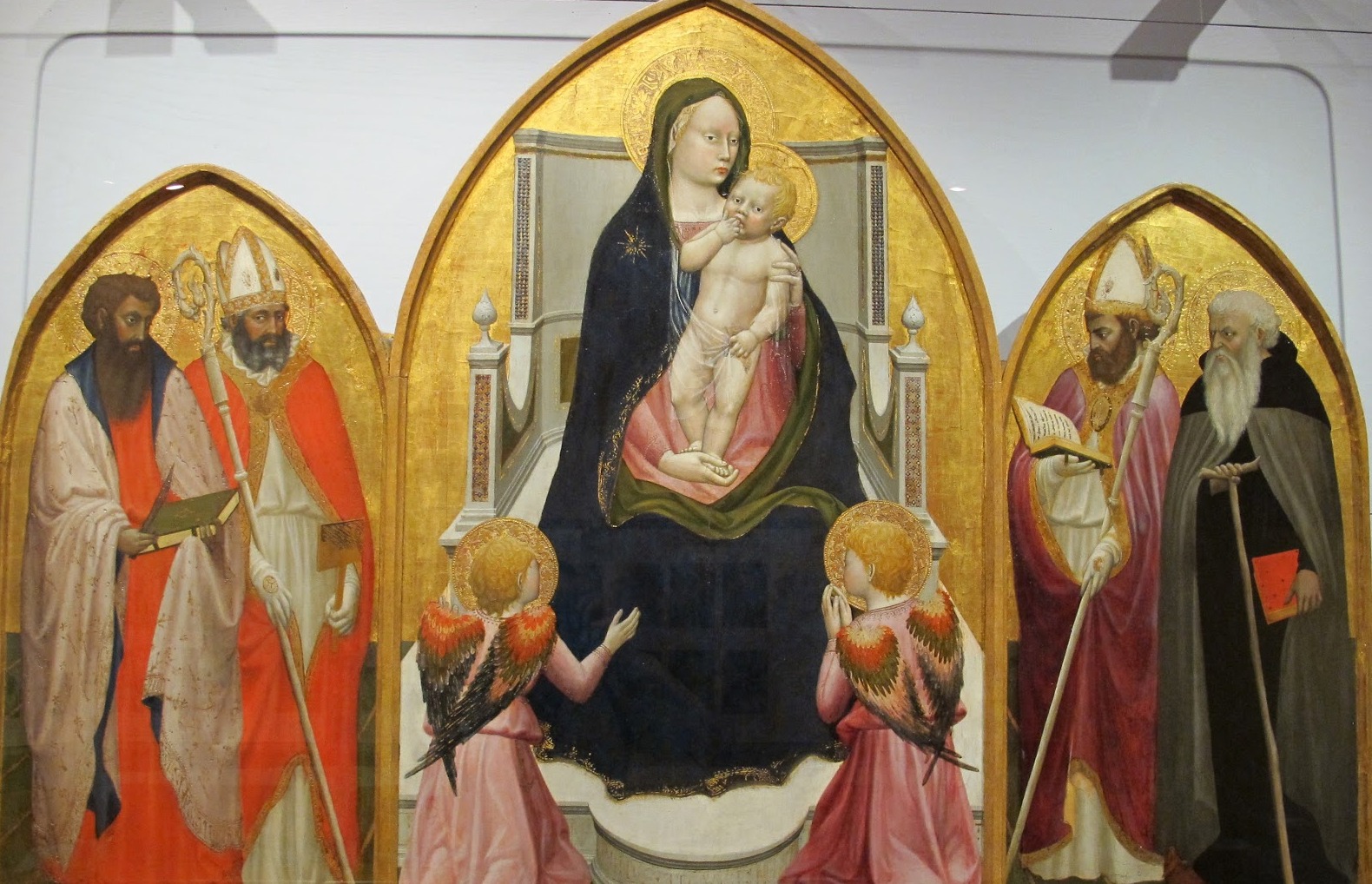 Madonna and Child with Saints by Masaccio, 1426-1428