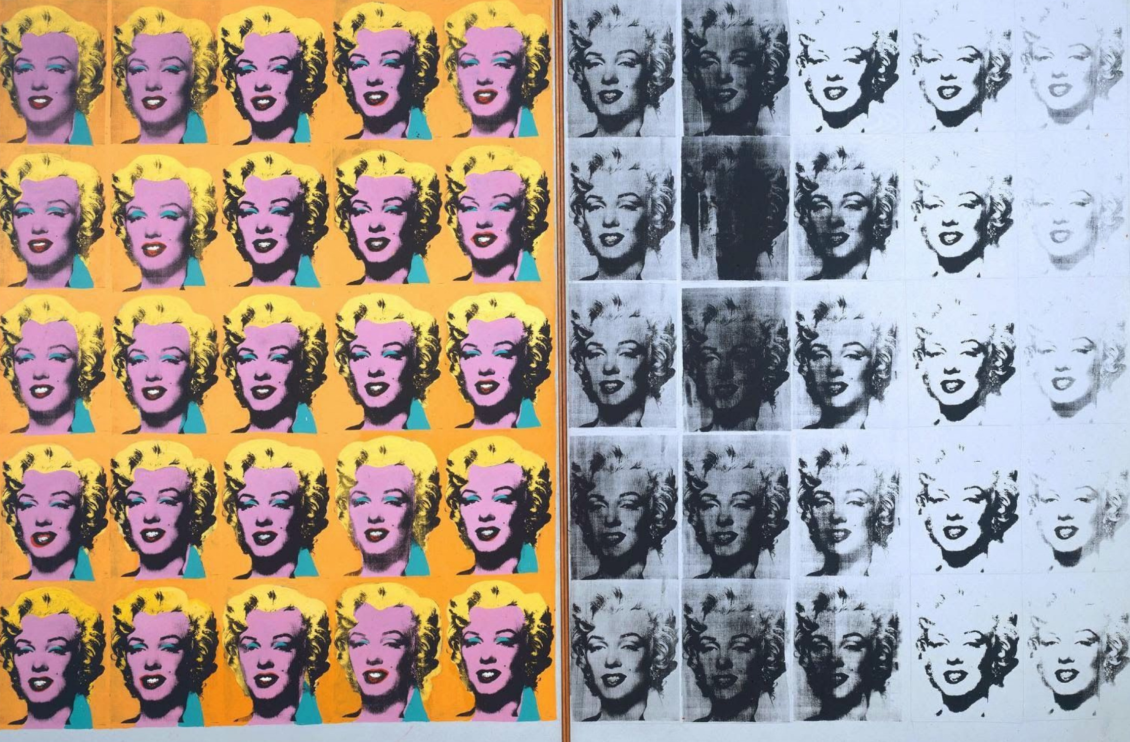 Marilyn Diptych by Andy Warhol, 1962