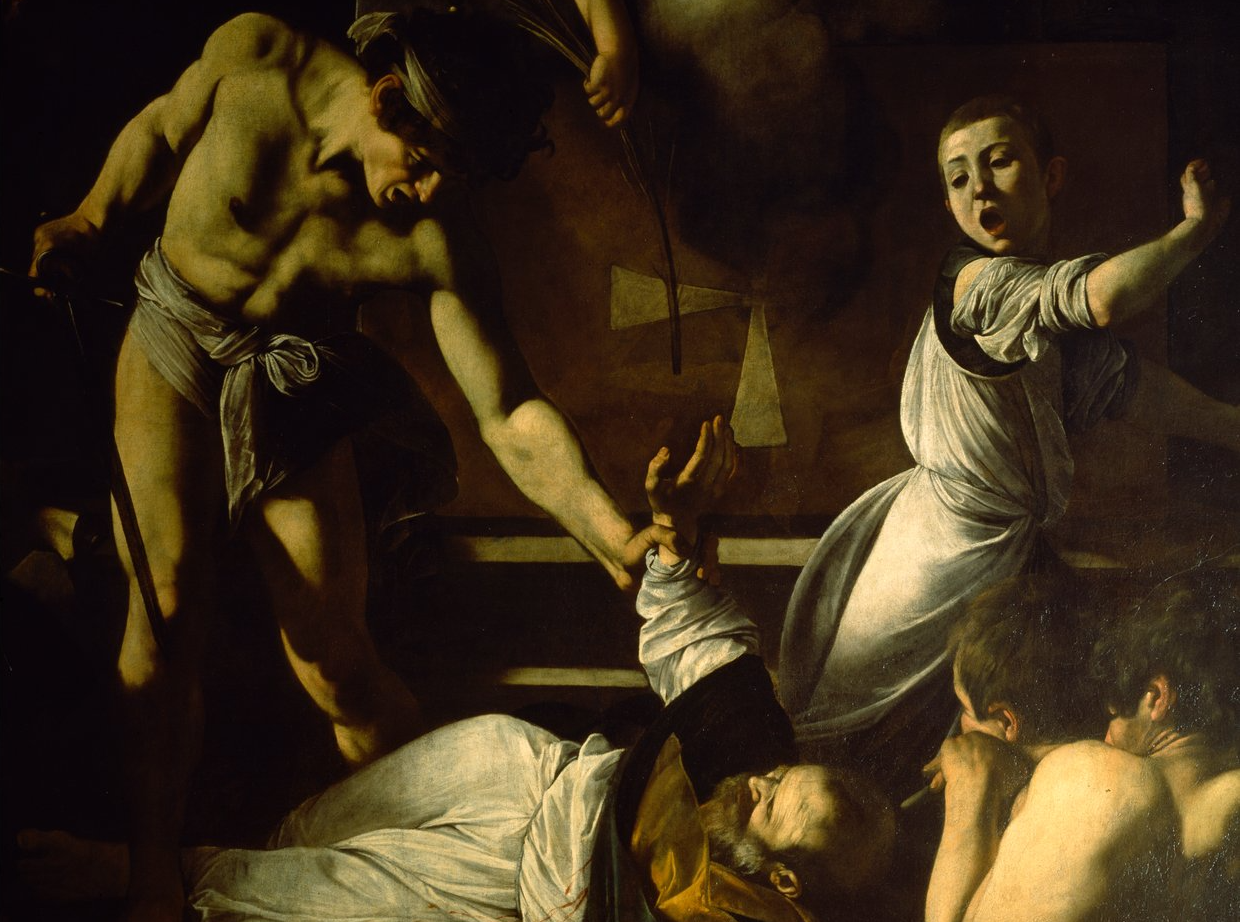 The Martyrdom of Saint Matthew by Caravaggio, 1599-1600