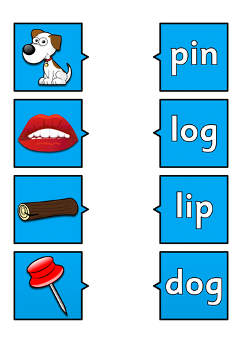 CVC Word and Picture Matching