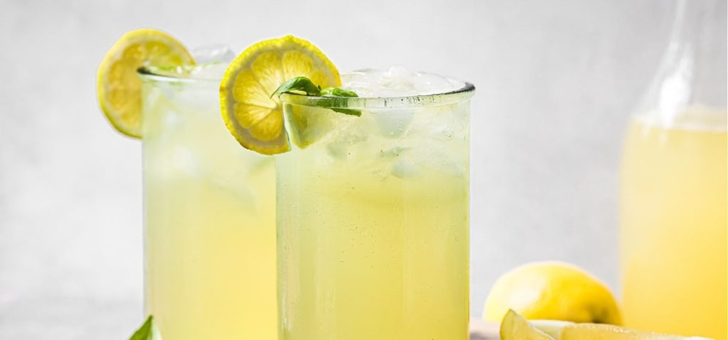 Ginger Basil Lemonade