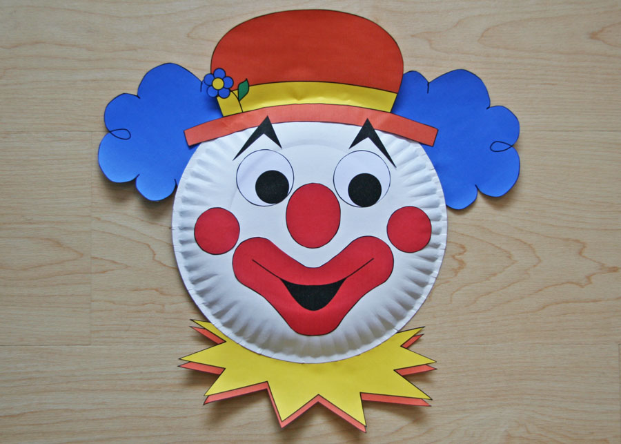 Paper Plate Clown