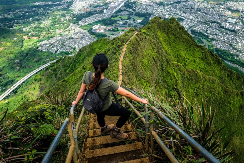 Haiku Stairs (Stairway to Heaven) - Oahu, Hawaii, USA