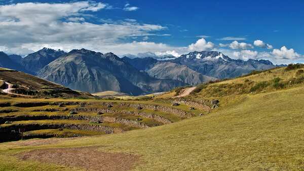 Inca Terraces of Moray, Cusco, Peru