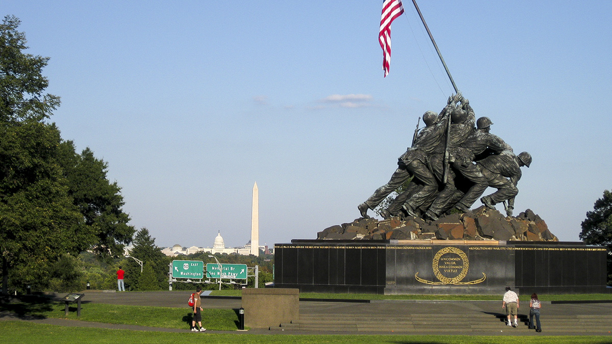 Iwo Jima Memorial, Arlington, Virginia, USA