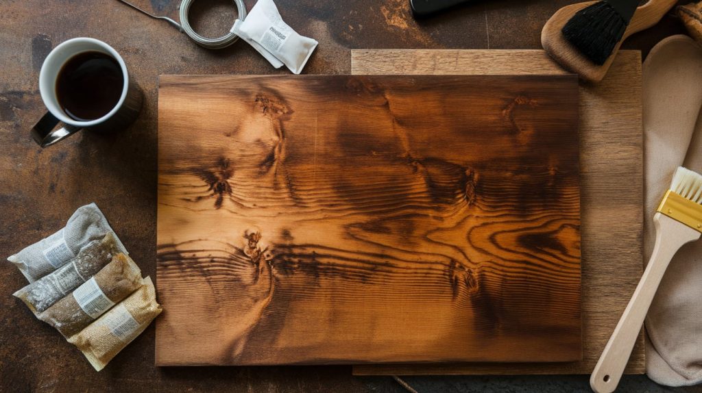 Aging Wood with Tea, Coffee, and Other Natural Stains