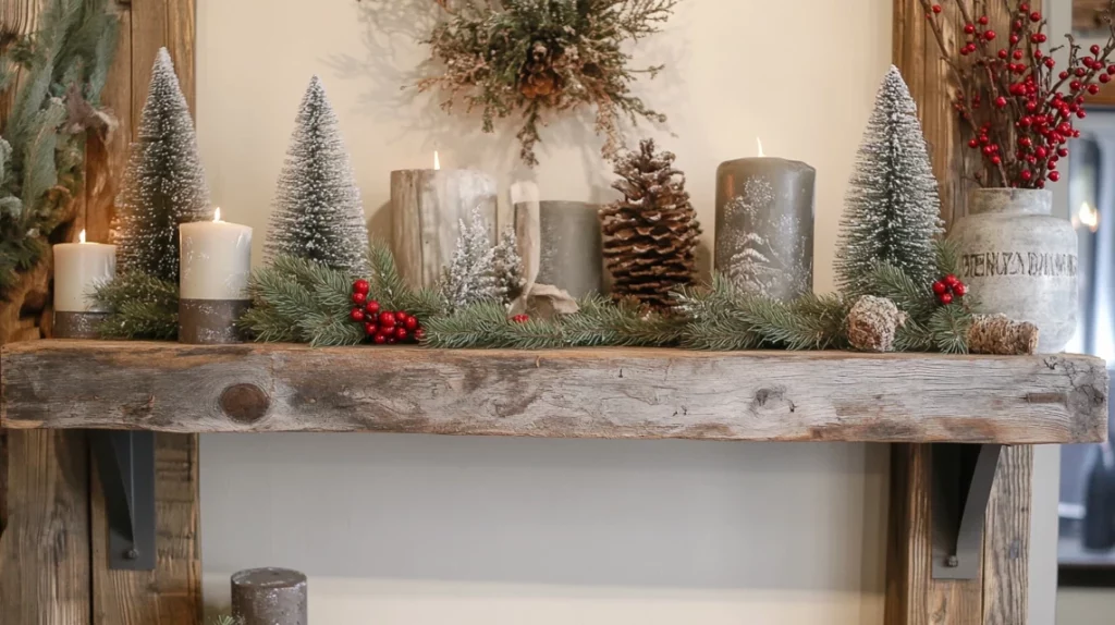 Barnwood Shelf Display