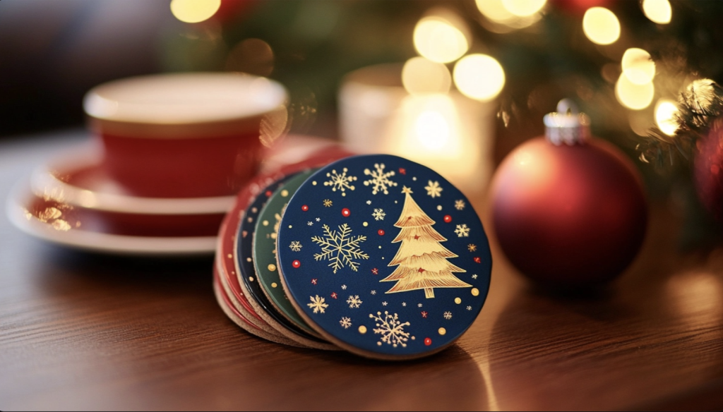 Christmas-Themed Coasters