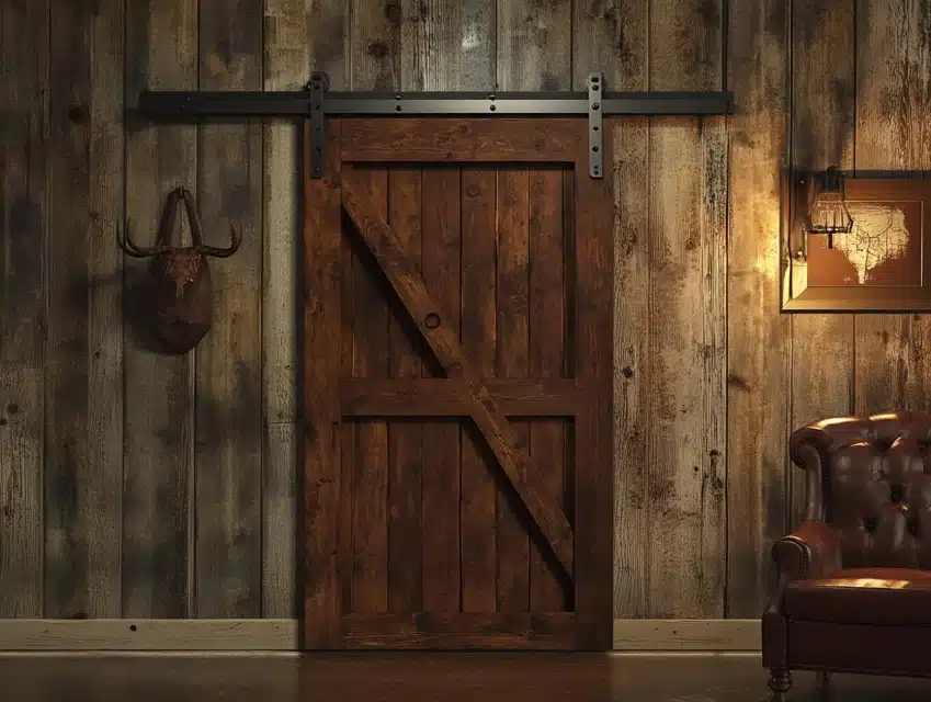 Classic Wooden Barn Door