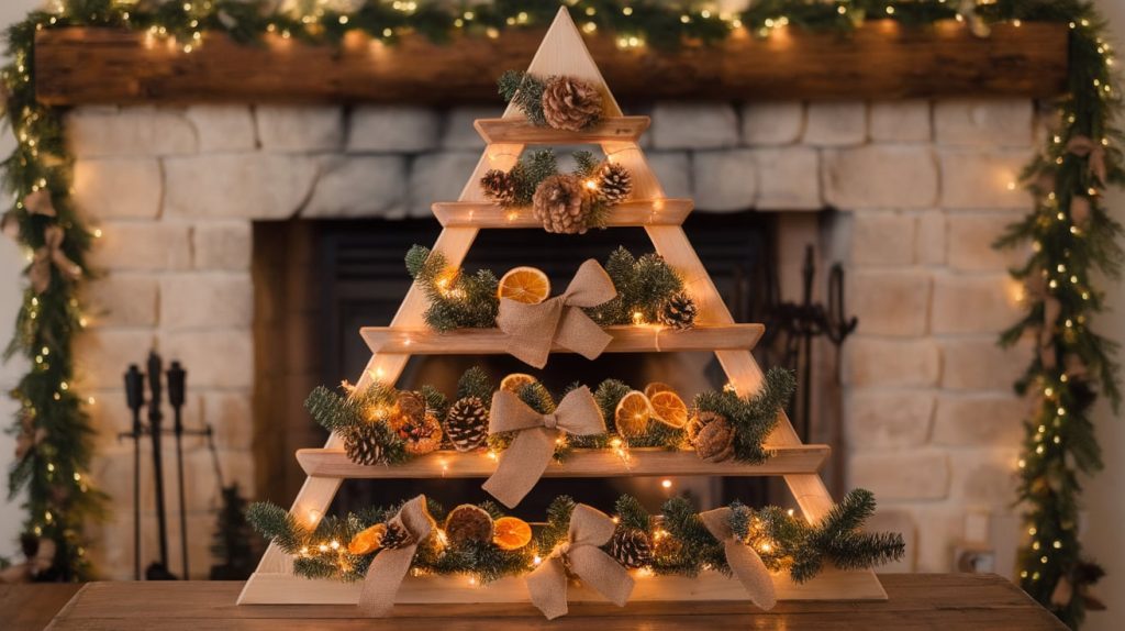 Decorating Your Triangle Christmas Tree