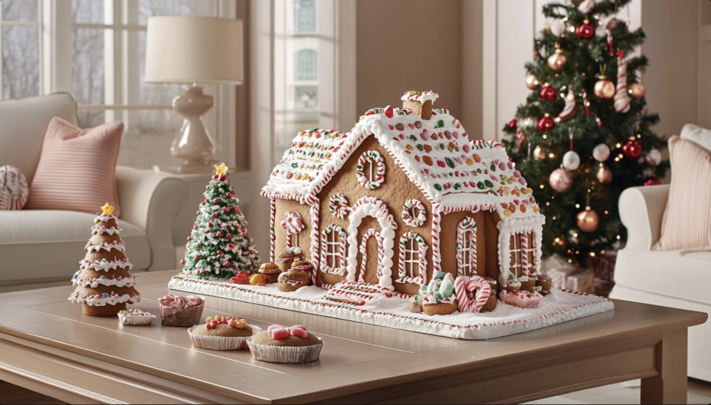 Gingerbread House Display 