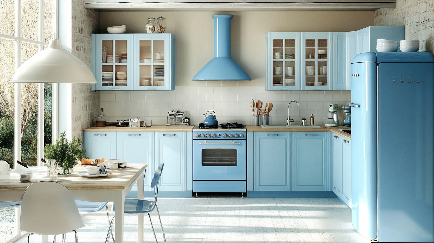 How to Have a Pastel Blue Kitchen