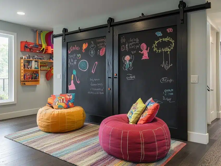 Interactive Chalkboard Surface