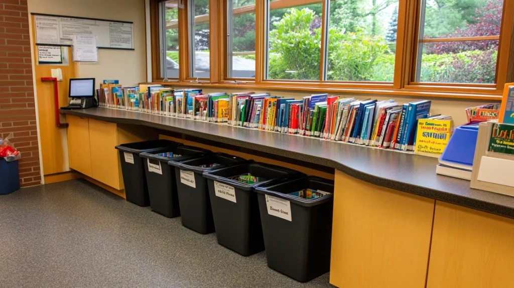 Library Return Station