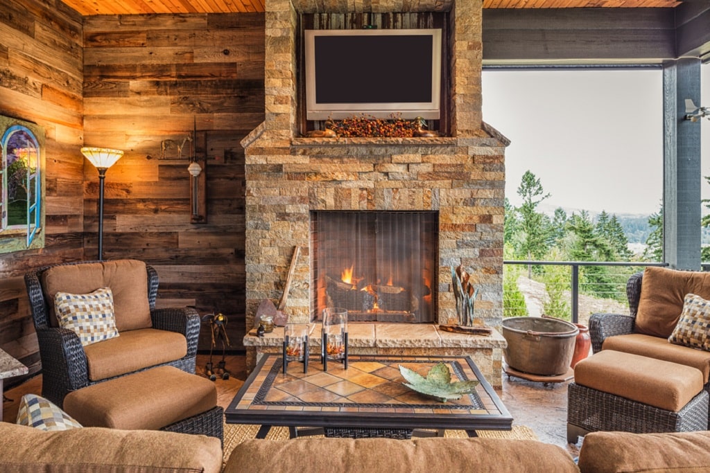 Natural Stone Fireplaces Are a Luxury