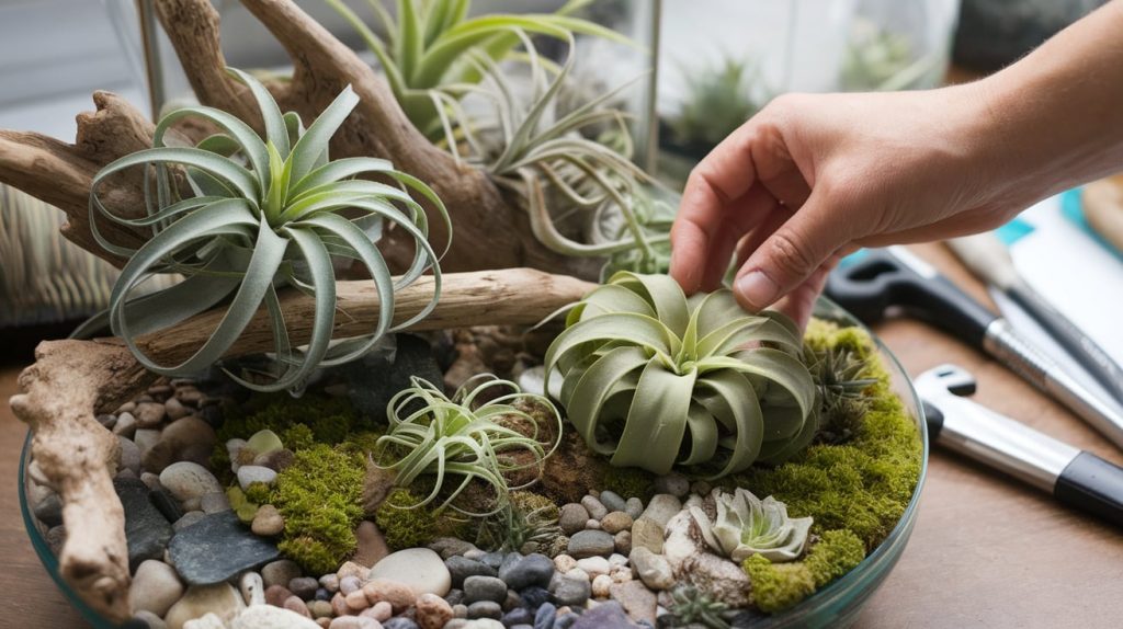 Positioning the Air Plants