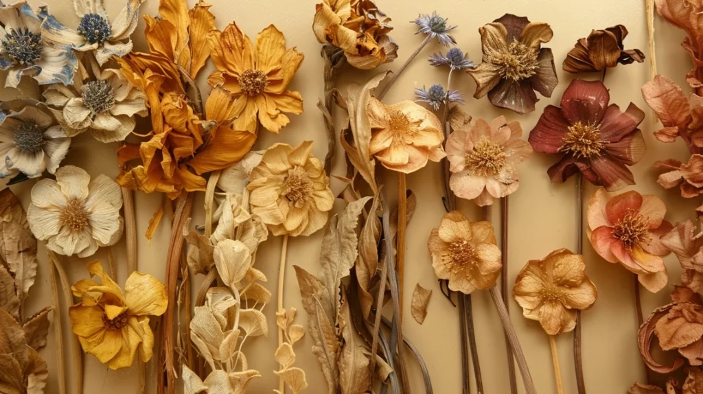 Preparing Dried Flowers