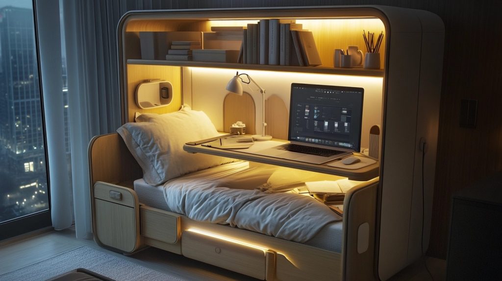 Space-Smart Sleep Station