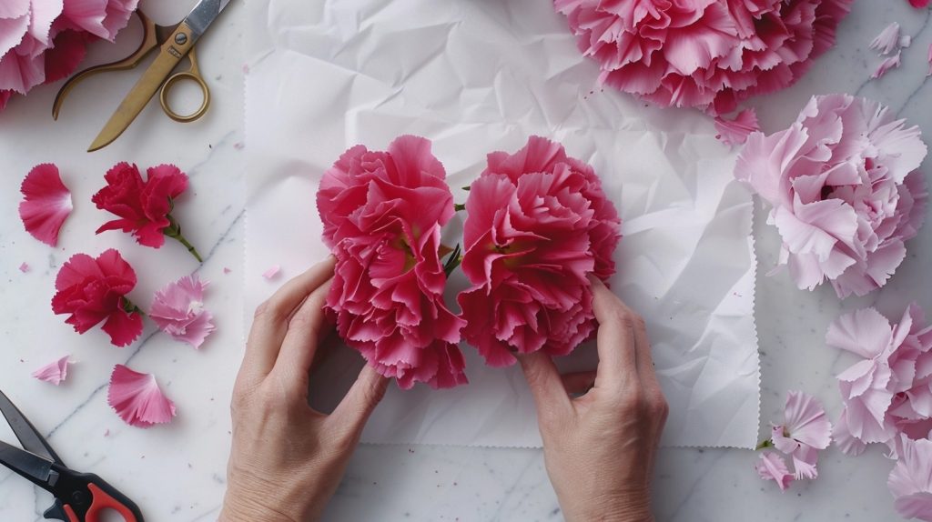 Special Techniques for Pressing Thick Flowers