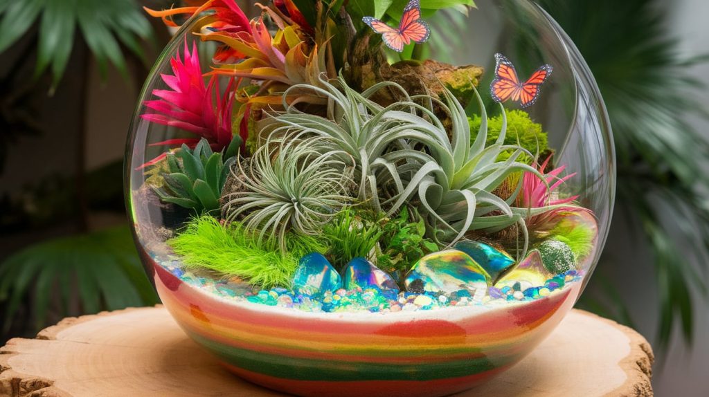 Tropical Paradise Air Plant Terrarium