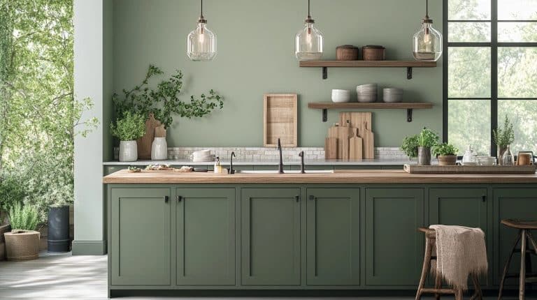 Transform Your Space with Pewter Green Cabinets