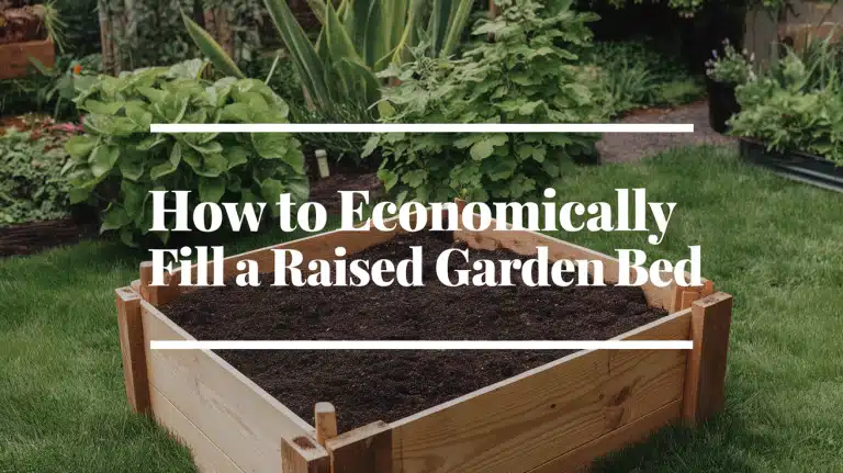 How to Economically Fill a Raised Garden Bed