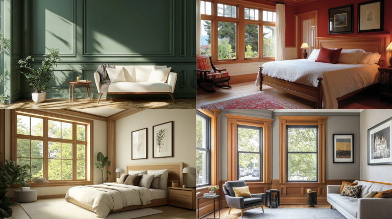 paint colors that go with oak wood trim