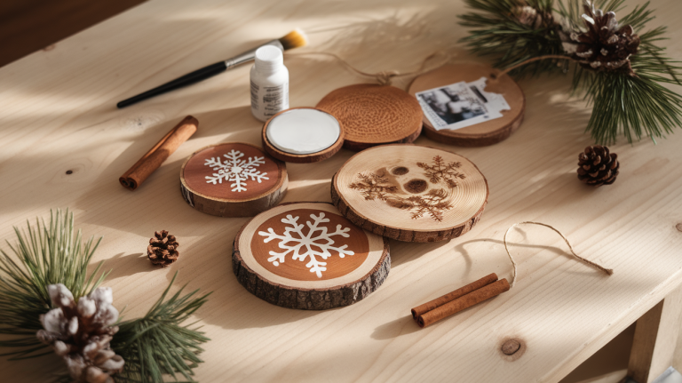 Simple Wooden Ornament Ideas Anyone Can Craft at Home