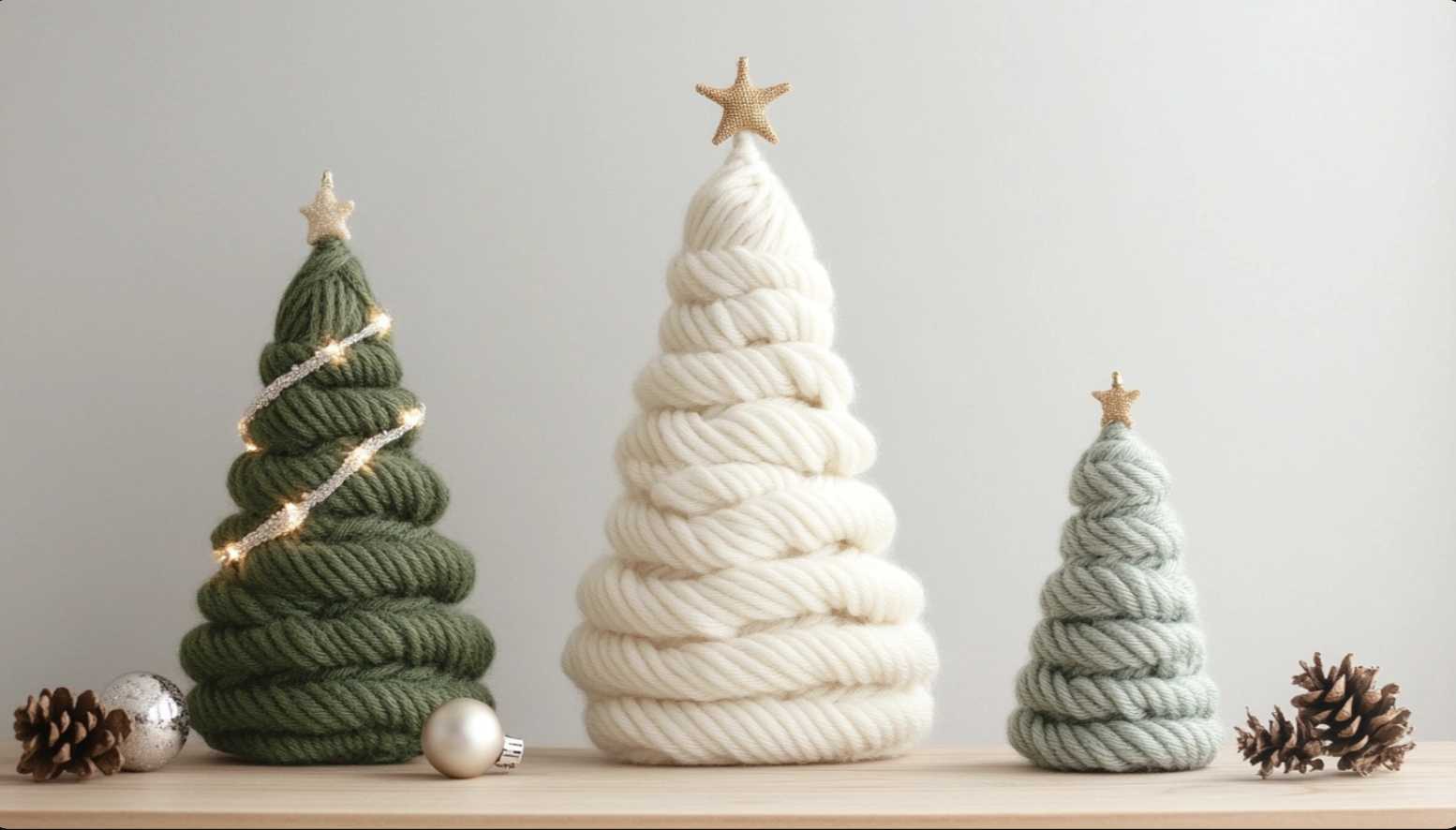 yarn christmas tree