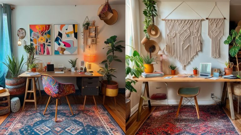 My List of 35 Boho Office Ideas to Transform Your Workspace