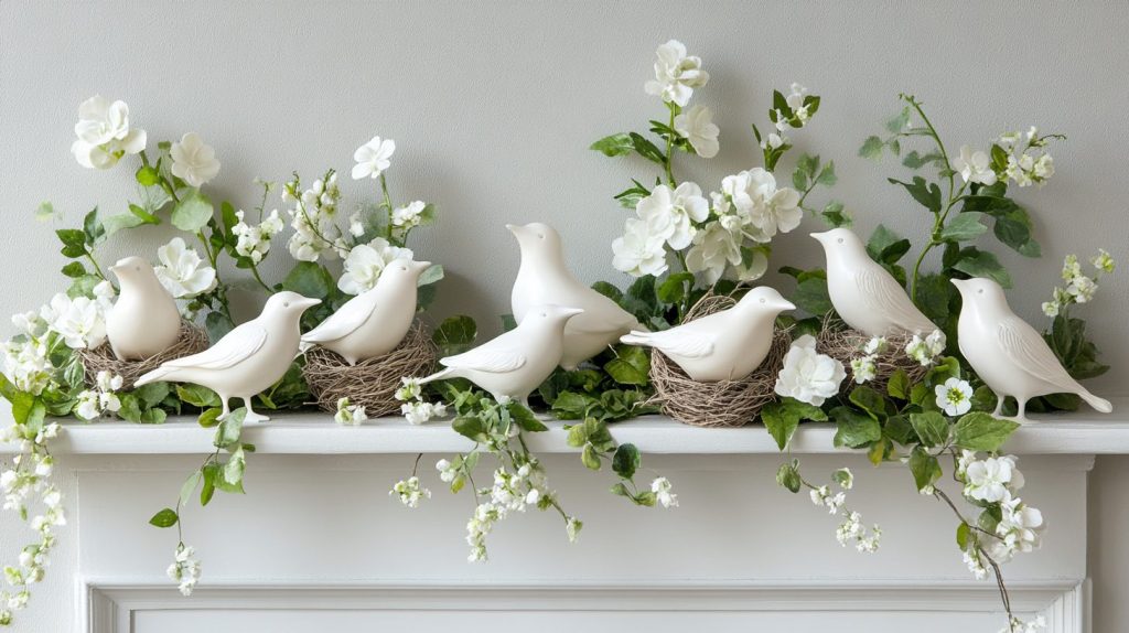 Ceramic Bird Figurines