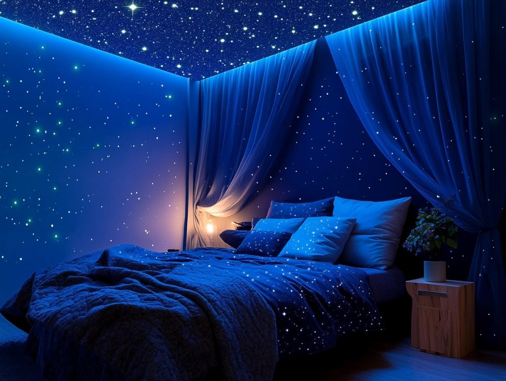 Cosmic Night Sky Bedroom