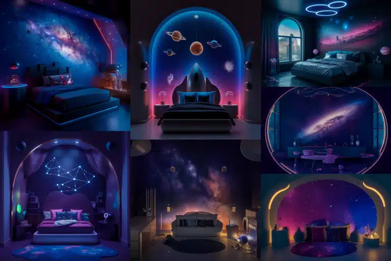 Creative Ideas For A Galaxy Space-Themed Bedroom