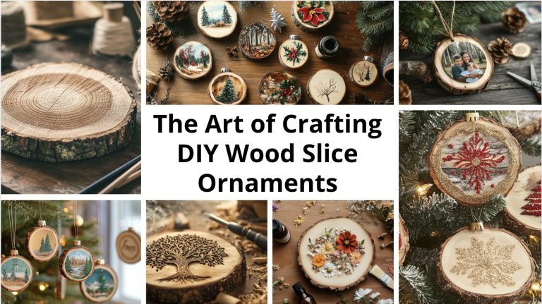 7 DIY Wood Slice Ornaments You Can Make At Home