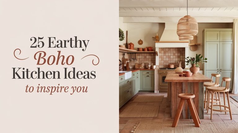 25 Earthy Boho Kitchen Ideas to Inspire You