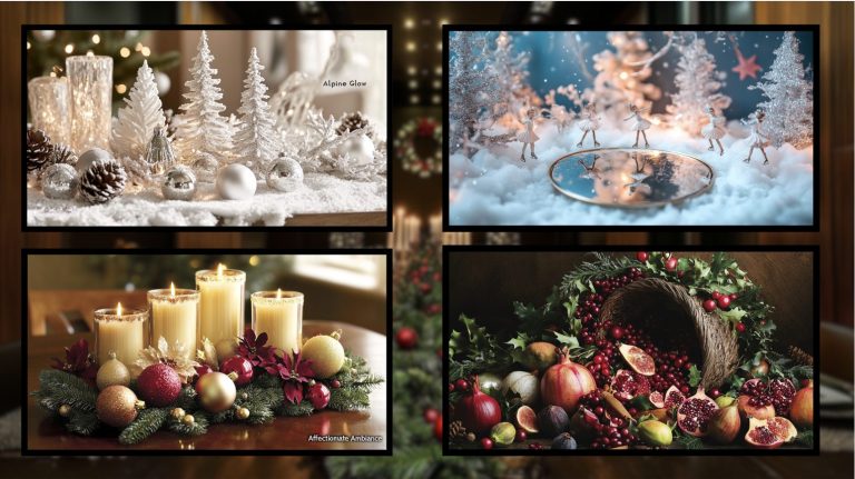 60 Easy Christmas Centerpieces to Brighten Your Table