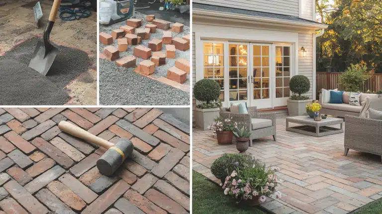 How to Build a Reclaimed Brick Patio: With Tips and Ideas