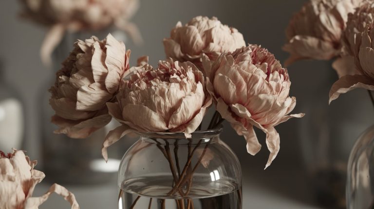 How to Dry Peonies: 4 Different Ways and Tips