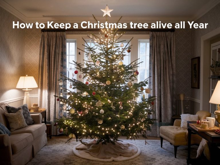 How to Keep a Christmas Tree Alive All Year