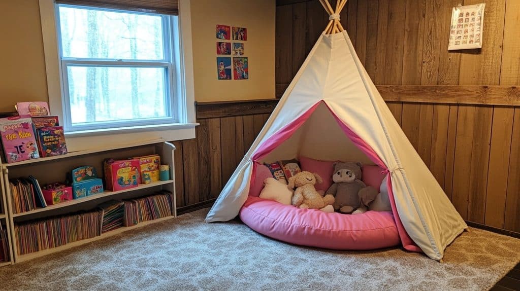 Indoor Play Tent Setup